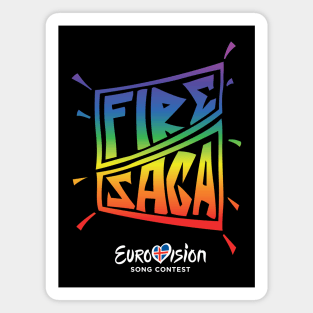 Fire Saga Logo (flyer version) Magnet